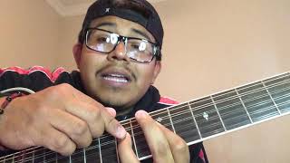 1004 kilometros Guitarra Tutorial By Junior H [upl. by Elamef]