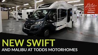 New 2022 Swift Motorhomes And A Malibu Charming At Todds Motorhomes [upl. by Icram]