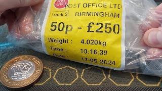 50p Hunt 94 Book 2 Birmingham Sealed Bags 22724 [upl. by Norita]