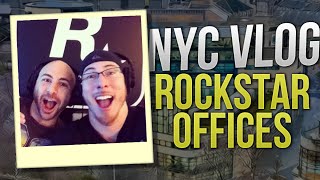 Rockstar Games Office Visit  NYC Vlog Swiftor amp Garrett [upl. by Pedaias841]