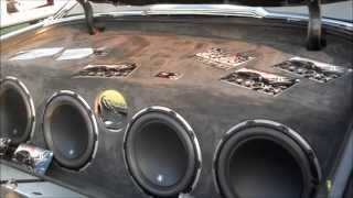 73 Donk on Forgiato 28s w572 BEATIN  Gucci Mane Car Show [upl. by Ahcsas]