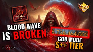 New Highest Damage Omega Blood Wave Necromancer Diablo 4 Season 6 Build Guide [upl. by Manheim]