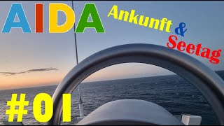 Ankunft und erster Seetag🚢 Städte der Ostsee ab Warnemünde 🚢Aida Mar Urlaub 01 [upl. by Koral]