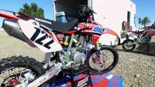 Inside Amsoil Hondas FuelInjected Honda CRF150R [upl. by Arreis]