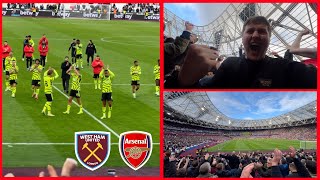 Declan Rice Silences The Haters West Ham Vs Arsenal Matchday Vlog [upl. by Schargel]