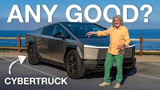 James May finally drives the Tesla Cybertruck [upl. by Reagen]