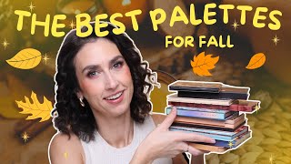 THE BEST EYESHADOW PALETTES FOR FALL 🍁🍂🤩 [upl. by Latham165]