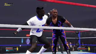 WWE 2K24 Wrestlemania XI Bam Bam Bigelow Vs Lawrence Taylor [upl. by Bennink]