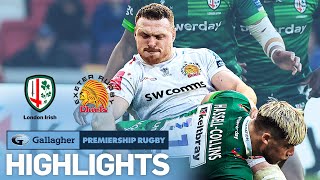 London Irish v Exeter  HIGHLIGHTS  Records Tumble for Simmonds  Gallagher Premiership 202021 [upl. by Balbinder]