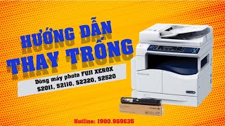 HƯỚNG DẪN CÁCH THAY CỤM TRỐNG MÁY FUJI XEROX DC S 2110  2011 2320 2520 [upl. by Jurdi]