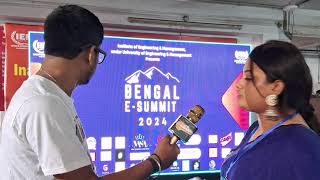 Rj Animesh live from Bengal ESummit 2024 at IEM Gurukul Building [upl. by Oiramd]