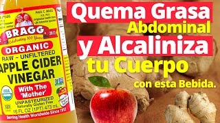 Quema Grasa Abdominal Desintoxica tu Higado y Adelgaza con Bebida de Vinagre de Manzana [upl. by Oicnedif571]