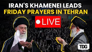 Iran’s Khamenei Address LIVE Conducts Friday Prayers in Tehran After Nasrallahs Assassination [upl. by Anairol]