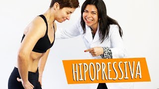 Abdominales Hipopresivos para reducir el abdomen  ¿Cómo se hacen [upl. by Zacharias]