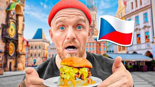 Burgere og street food i Prag Tjekkiet Food Tour [upl. by Azal]