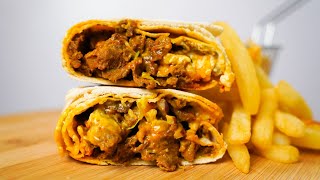 Recette simple de SHAWARMA au boeufBeef shawarma [upl. by Onitnatsnoc]