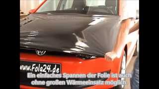 Motorhaubenbeklebung mit Avery® Supreme Wrapping  Beklebung  Car Wrapping  Folie statt Lack [upl. by Essy]