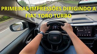 PRIMEIRAS IMPRESSÕES DIRIGINDO A FIAT TORO FREEDOM 13 TURBO 2023 🔥🔥🔥 [upl. by Hoshi]