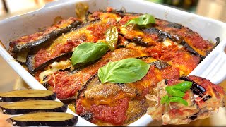 PARMIGIANA DI MELANZANE 🍆 ricetta tipica [upl. by Ierbua]