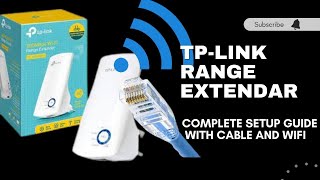 Tp Link wifi Range Extender Ethernet amp Wifi Setup  TPLINK WiFi Extender Setup [upl. by Pownall]