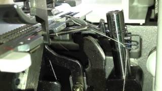 Juki Serger MO623 Threading [upl. by Idyh]