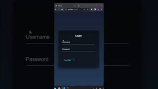 Login form using html amp css animation coding webdevelopment loginform htmlcss cssframework [upl. by Aropizt]