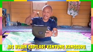 Riview Jas Hujan Murah  Capilari Kantung kangguru XWR 100 [upl. by Llenoj]