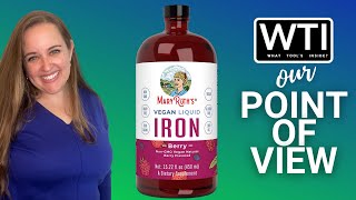 Our Point of View on MaryRuth Organics Iron Supplements [upl. by Ajnat]