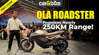 ⚡️ Ola Roadster Electric Motorcycle  6 kWh battery  240km RANGE for Rs 140 lakh 👀  First Look [upl. by Rattan]