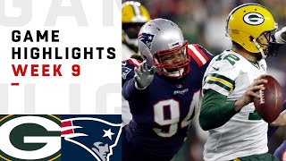 Packers vs Patriots Week 9 Highlights  NFL 2018 [upl. by Ailedamla285]