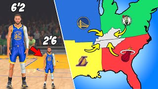 NBA Imperialism But Players Heights Are Reversed [upl. by Aletse201]