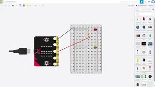 Verkeerslicht gemaakt in Tinkercad met de Microbit [upl. by Eelyek]