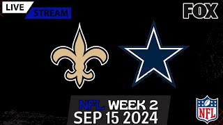 Dallas Cowboys vs New Orleans Saints Week 2 PlayByPlay amp Scoreboard NFL [upl. by Rech]