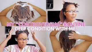 My DEEP CONDITIONING ROUTINE for my 4C NATURAL HAIR  SEYMONE JACKSON [upl. by Atnahsal880]