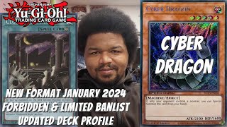 Yugioh New Format January 2024 Updated Deck Profile  Cyber Dragon  Kyle Lewis [upl. by Haldas]