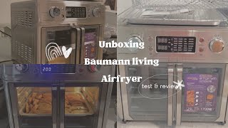 Unboxing our New Baumann Living AirfryerOven [upl. by Bab]