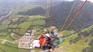 Mamatha Paragliding  Lenggries Brauneck Bergbahn [upl. by Eimmac]