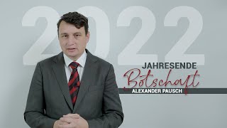 2022 Jahresende Botschaft  Alexander Pausch [upl. by Onairpic]