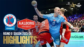 Kolstad Handball vs Aalborg Håndbold  Round 9  EHF Champions League Men 202324 [upl. by Aisylla673]