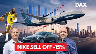 Nike Desaster 15 Aktie  Tesla kratzt an 200 USD Marke  Boeing bald Turnaround [upl. by Vivienne509]