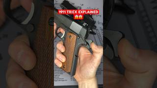 1911 hidden trick EXPLAINED😱 shorts 1911 demolitionranch [upl. by Aksehcnarf]