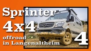 Sprinter 4x4 offroad in Langenaltheim  Part 4 [upl. by Cotter550]