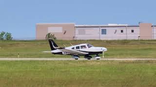 1983 Piper PA28236 Dakota  Taxi Runup and Takeoff  New Century AirCenter JCIKIXD  N236NC [upl. by Yrevi]