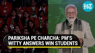 PM Modi’s ‘Out Of Syllabus’ answer sparks laughter riot  Watch glimpses of Pariksha Pe Charcha [upl. by Einnor]