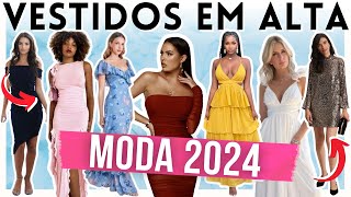 🔴NOVOS VESTIDOS NA MODA VERÃO 2024 [upl. by Dorreg]