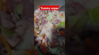 PINOY CREAMY SOPAS trending shortvideo video shorts sopas food easyrecipe [upl. by Kciredohr]