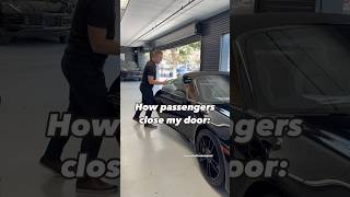 What is the proper way to close a car door porsche911 porsche992 911carrera [upl. by Bills419]