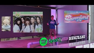 Bunnyland NewJeans x Spotify di Lotte Avenue Mall  28 Juli  6 Agustus 2023 [upl. by Renferd]