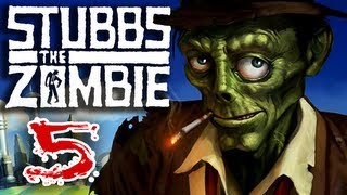 Stubbs the Zombie Part 5 in Rebel Without a Pulse Xbox 360 Gameplay [upl. by Horst595]