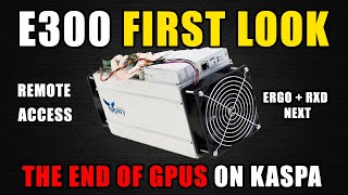 Osprey E300 KASPA Miner First Look [upl. by Rapsag372]